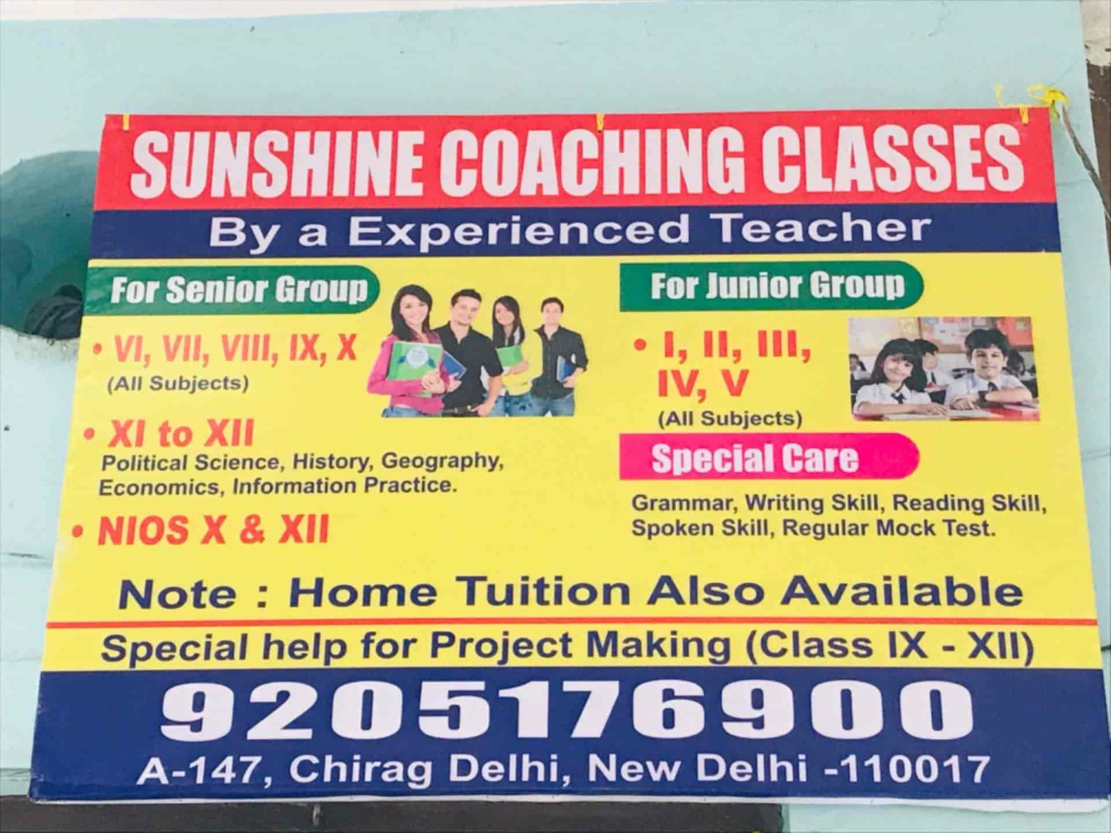 Sunshine Coaching Classes